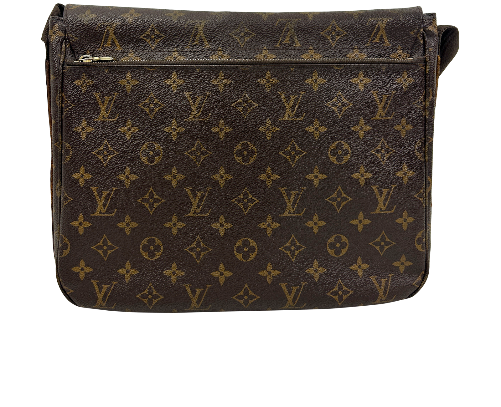 Beaubourg MM Messenger, 390&euro;, Bolso, Marrón, Canvas - General, Vista trasera